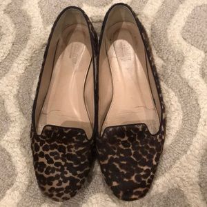 J Crew Collection leopard loafer